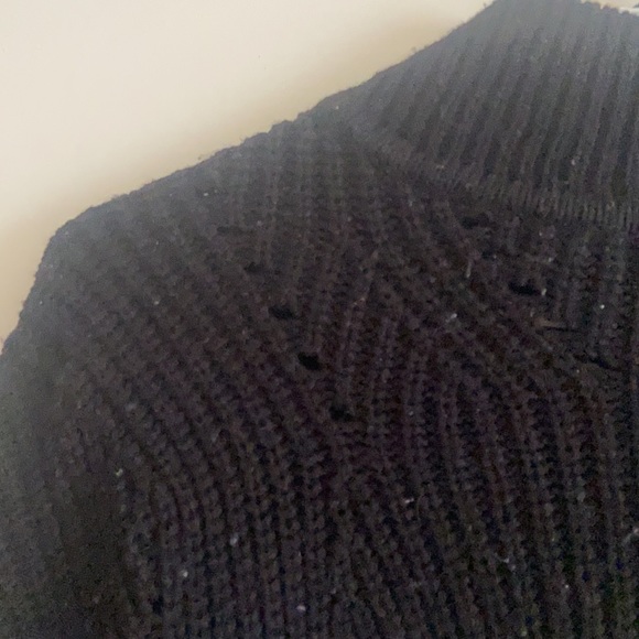 Knit crop mock neck sweater XS Mendocino - Picture 2 of 2